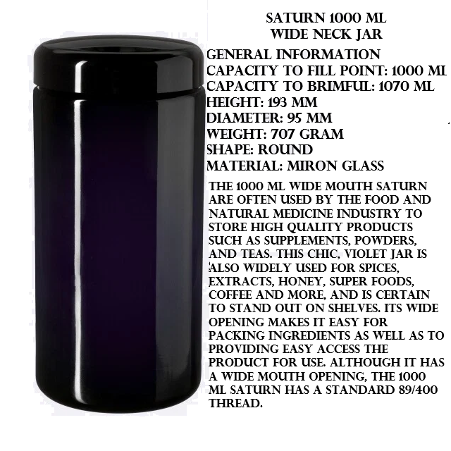 Authentic Miron Violet Glass Bottles (100 ml – 120 ml)