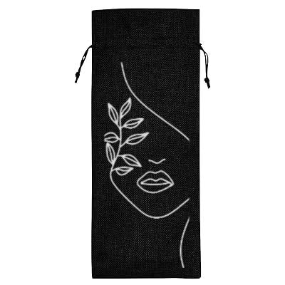 The botanical face is a visual metaphor for harmony between inner beauty and the natural world. It celebrates the idea that we are rooted in nature, growing and evolving just like plants. This design on the burlap bag transforms it from a simple wrap into a reminder of our innate connection to the earth—making every bottle you gift or store feel sacred, soulful, and alive.

