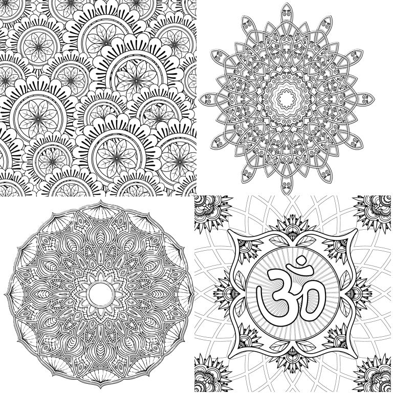 Serenity Mandalas: A Tranquil Coloring Journey