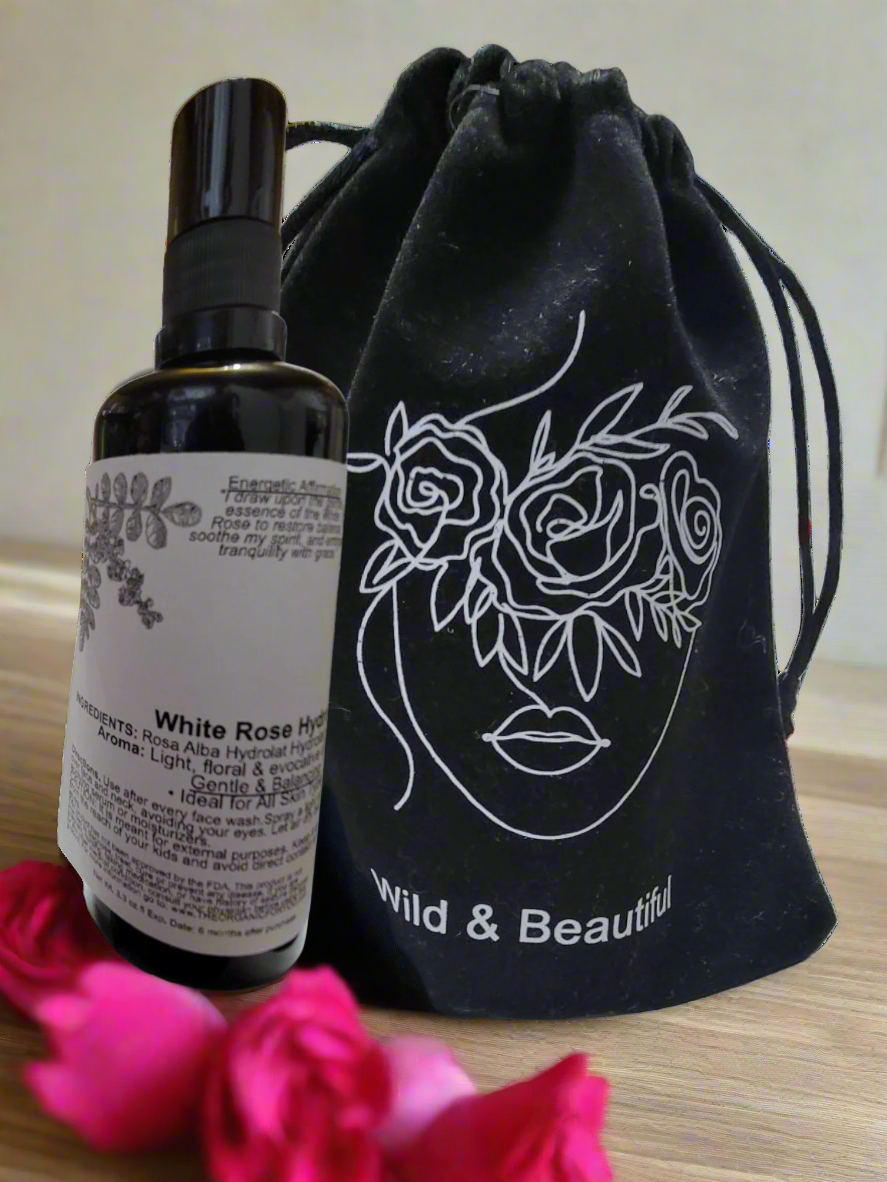 Pre-Order (Seasonal) White Rose Hydrolat | Gentle and Balancing | 3.3 oz