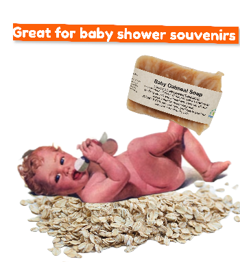 Baby Oatmeal Soap | Mild Scented with Lavender Essential Oil